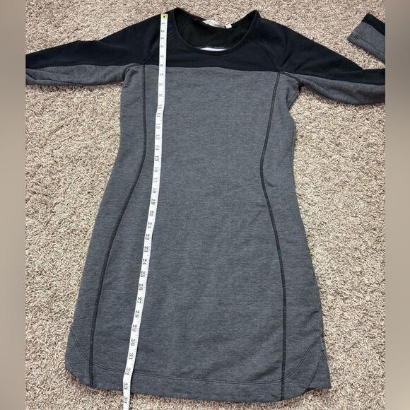 Athleta Gray & Black Color Block Dress - Picture 3 of 8